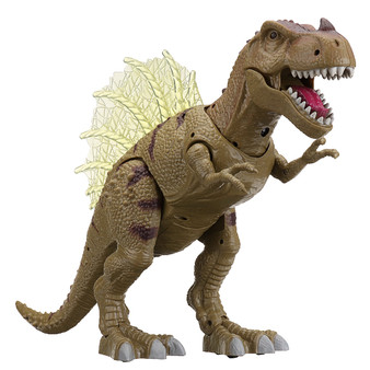 Walking Dinosaur Spinosaurus Light Up Kids Toys Figure Sounds Real Movement LED With Projection