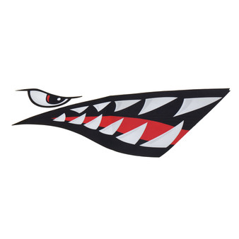 Shark Teeth Mouth & Eyes Waterproof Vinyl Decal Sticker For Car Shark Boat Kayak