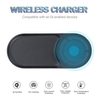 Bakeey Thin Universal QI Wireless Charger Plate For Android Phones Charging Storage