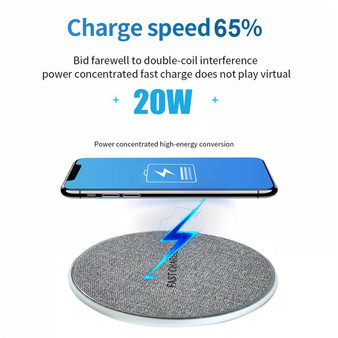 Bakeey Qi Wireless 15/20W Fast Quick Wireless Charger Charging Pad for Samsung Huawei