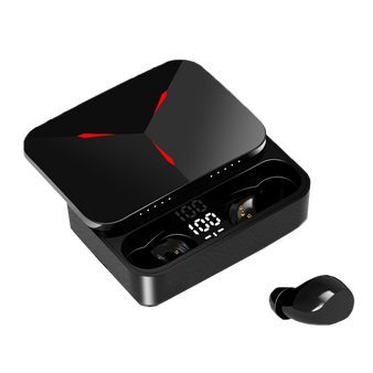 Lenovo TG01 Mini TWS bluetooth 5.0 Gaming Earphone PIXART Chip Touch Control HiFi Bass Headphone with HD Mic Power Bank (Black)
