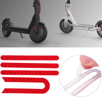 Front And Rear Wheel Rubber Reflective Sticker For Xiaomi Mijia M365 E-Scooter