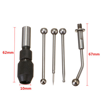 5Pcs Wiggler Edge Centre Finder Work Milling Drill Lathe Concentricity Alignment Set