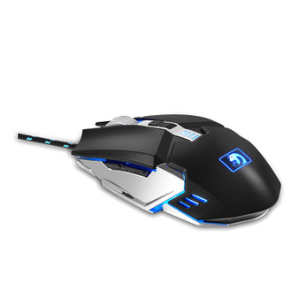 Newmen M312 2400DPI USB Wired Metal Scroll Wheel Backlit Optical Gaming Mouse