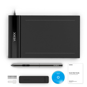 VEIKK S640 Graphics Drawing Tablet 6x4 Inch Tablet With Battery-free Pen Digital Pen 8192 Levels