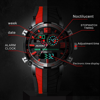 Analog digital sport watch