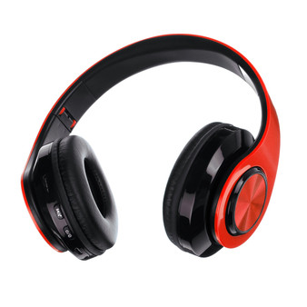 Luminous LED bluetooth 5.0 Headset Foldable Long Capacity Noise Reduction Call Headphone Support FM TF Card