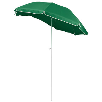 7.5Ft Outdoor Patio Umbrella Polyester Beach Sun Shade with Crank Camping Travel Yard Garden