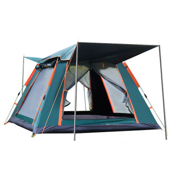 XMUND Outdoor Automatic Tent 4 Person Family Tent Picnic Traveling Camping Tent Outdoor Rainproof Windproof Tent Tarp Shelter