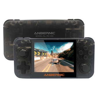 ANBERNIC RG350 3.5 inch IPS Screen 64Bit 16GB 2500+ Games Hanldheld Video Game Console Retro Player for PS1 GBA FC MD