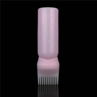 120ml Hair Dye Applicator Brush Empty Hair Dye Bottle Dyeing Shampoo Bottle Oil Hair Tools Dispensing Salon Hair Coloring Styling Tool