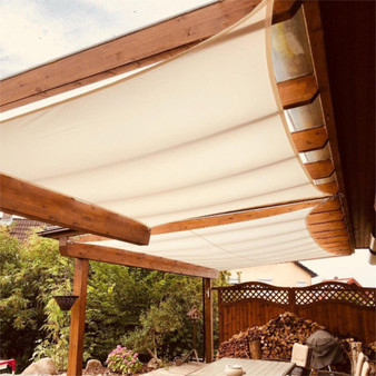 Sun Shade Sail Garden Patio Sunscreen Awning Canopy Screen 98% UV Block Greenbay