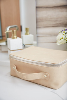 The Cosmetic Case in Beige