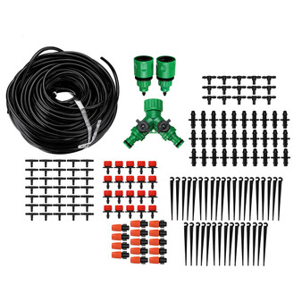 40m Water Drip Irrigation Kit Set Automatic Micro Drip Garden Spray Irrigation System