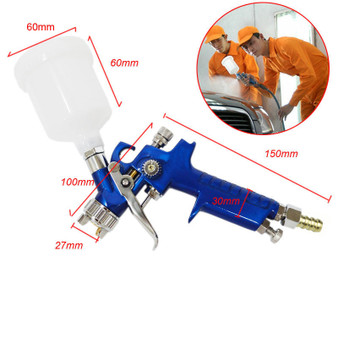 0.8mm/1.0mm Nozzle H-2000 Professional HVLP Spray G un Mini Air Paint Spray Guns Airbrush For Painting Car Aerograph