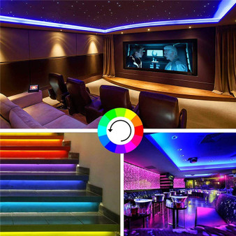 5M DC12V Non-waterproof Warm White Pure White RGB 3528 SMD Flexiable LED Strip Light for Indoor Home Decor