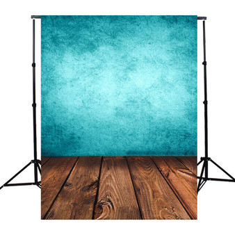 3x5FT Blue Board Wood Photography Background Backdrop Studio Photo Prop