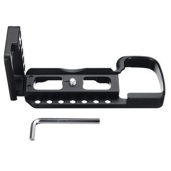 Aluminum Quick Release L Plate/Bracket Holder hand Grip For Sony A6400 Camera