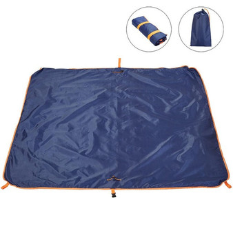 145 x 145cm Double Layer Waterproof Collapsible Carpet Beach Bag Blanket Camping Multifunction Pad Moistureproof Mat Picnic Garden Outdoor