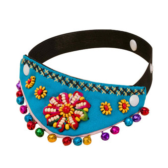 Yani PC1 Pet Ethnic Style Bell Collar Colorful Cute Pet Dog Fashion Collar Cotton Dog Grooming