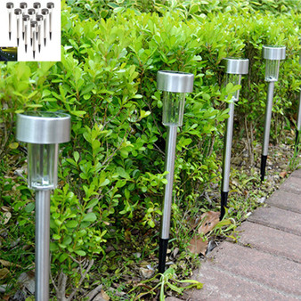 Solar Panel LED Spike Spot Lightt Landscape Garden Yard Path Lawn Outdooors Solar Lamps