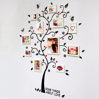 45X60CM Household Composite Photo Wall Stickers Tree Of Happiness Home Decor