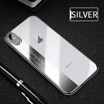 Bakeey Plating Transparent Soft TPU Protective Case ForiPhone XS Max