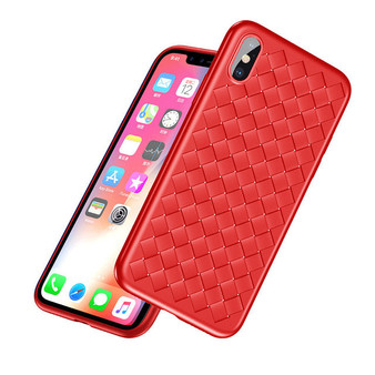 Weave Case For iPhone X IX Luxury Ultra Thin Slim Back Cover Case For iPhone 10