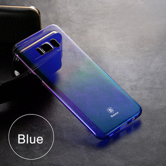 Case For Samsung Galaxy S8 / S8 Plus Aurora Gradient Color Transparent Hard PC Cover For Galaxy S8 S 8 Plus