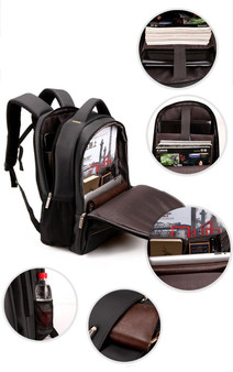 Boys school bags college backpack waterproof 15 inch laptop bag men travel bags schoolbag