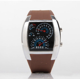 Fashion Led Digital Watch Unique Men's Watch Rubber Sport Watches