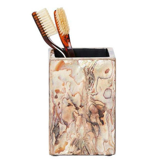 Adana Marbleized Shell Bathroom Accessories