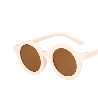 RBROVO Round Sunlasses Child Candy Color Sunglasses Boy/Girls 2021 Luxury Brand Designer Sunglasses For Baby Hip Hop Okulary