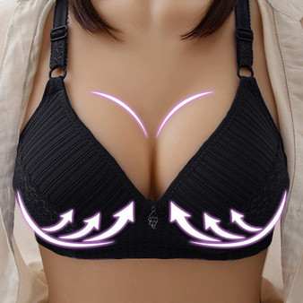 Push Up Bra Anti-sag Bra For Women Solid Color Sexy Fashion Underwear Comfortable Soft Female Bra Large Size Sports Lingerie