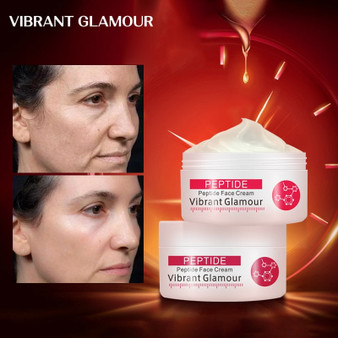 VIBRANT GLAMOUR Collagen Pure Face Cream Anti Aging Wrinkle Lift Firming Anti Acne Whitening Moisturizing Nourish For Women 1pcs