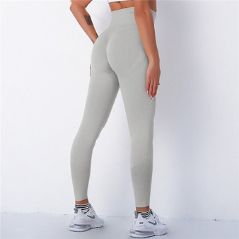 Kaminsky Women Spandex 20% Seamless Leggings Bubble Butt Push Up Workout Legging Slim High Waist Leggins Mujer Fitness Pants