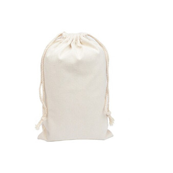10pcs Handmade Shopping Bag Cotton Drawstring Bag Men Women Travel bag Reusable Shopping Bag Storage for Christmas Gift Pouch