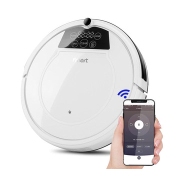 Fmart FM-320 Robot Vacuum Cleaner 1200PA Poweful Suction Wifi APP Control 3in1 pet hair home dry wet mopping cleaning robot