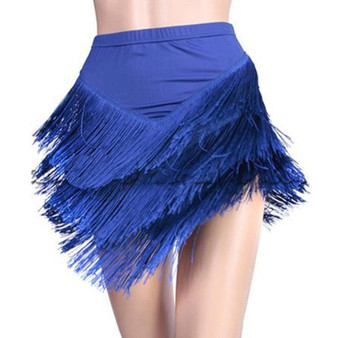 2019 Summer Women Skirts High Waist Sexy Tassel Asymmetrical Bodycon Pencil Fringe Skirt NightClub Mini Latin Dance Skirts Saias