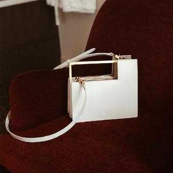 BXX Sac / 2019 Fashion Luxury Handbags Women Designer Metal Rod Organ Small Square Packet Shoulder Crossbody Bag ZD583