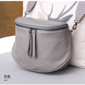 High Quality Genuine Leather Women's Handbags Cow Leather Shoulder CrossBody Bags For Women Bucket Bags