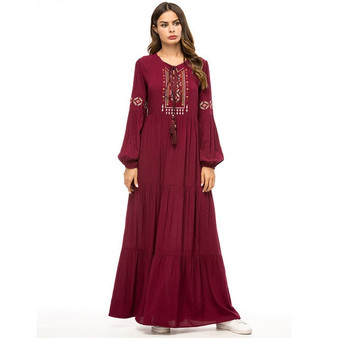 Abaya Qatar UAE Turkish Islamic Malaysia Ruffle Pleated Muslim Hijab Dress Abayas For Women Robe Musulmane Kaftan Dubai Clothing