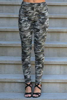 Women Camo Jogger Pants Camouflage Sweatpants Military Harem Pants Casual Elastic High Waist Harajuku Streetwear Loose Trousers
