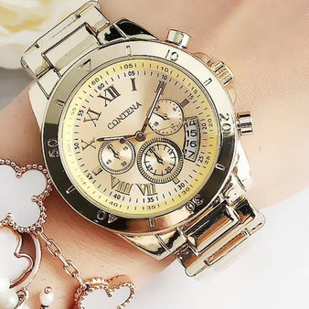 zegarek damski montre femme 2020 Womens Watches Ladies Quartz Watch Relogio Feminino Original Famous Brand Contena Geneva Watch