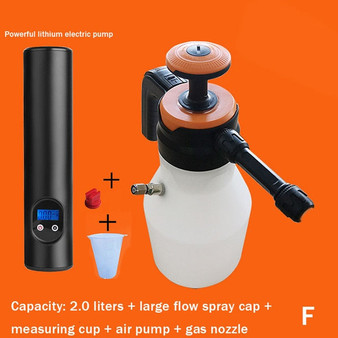 1- 2L car wash sprayer foam spray nozzle auto pressure /foam sprayer auto sprayer plastic for household window foam watering can