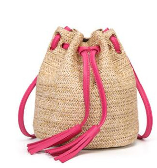 2020 Bohemian Straw Bags for Women Big Circle Beach Handbags Summer Vintage Rattan Bag Handmade Kintted Travel Bags  XS-523