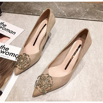 Womens Shoes 2020 High Heels Pumps Elegant Party Crystal Fashion Ladies Shoes