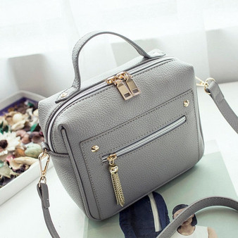 2019 New Tassel Fashion Pu Leather Solid Women Handbags Hotsale Ladies Shopping Bag Casual Shoulder Messenger Crossbody Bags