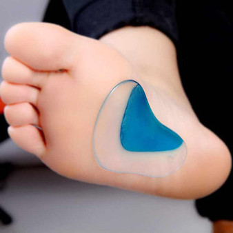 1Pair Foot Massager Arch Support Orthopedic Silicone Insoles Flatfoot Correction Shoe Gel Pads Insoles Inserts Cushion Pads