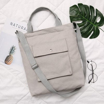 Zipper Canvas Shoulder Bags 2019 Summer New Arrivals Hot Fashion Female Casual Students School Messenger Bags Handbags